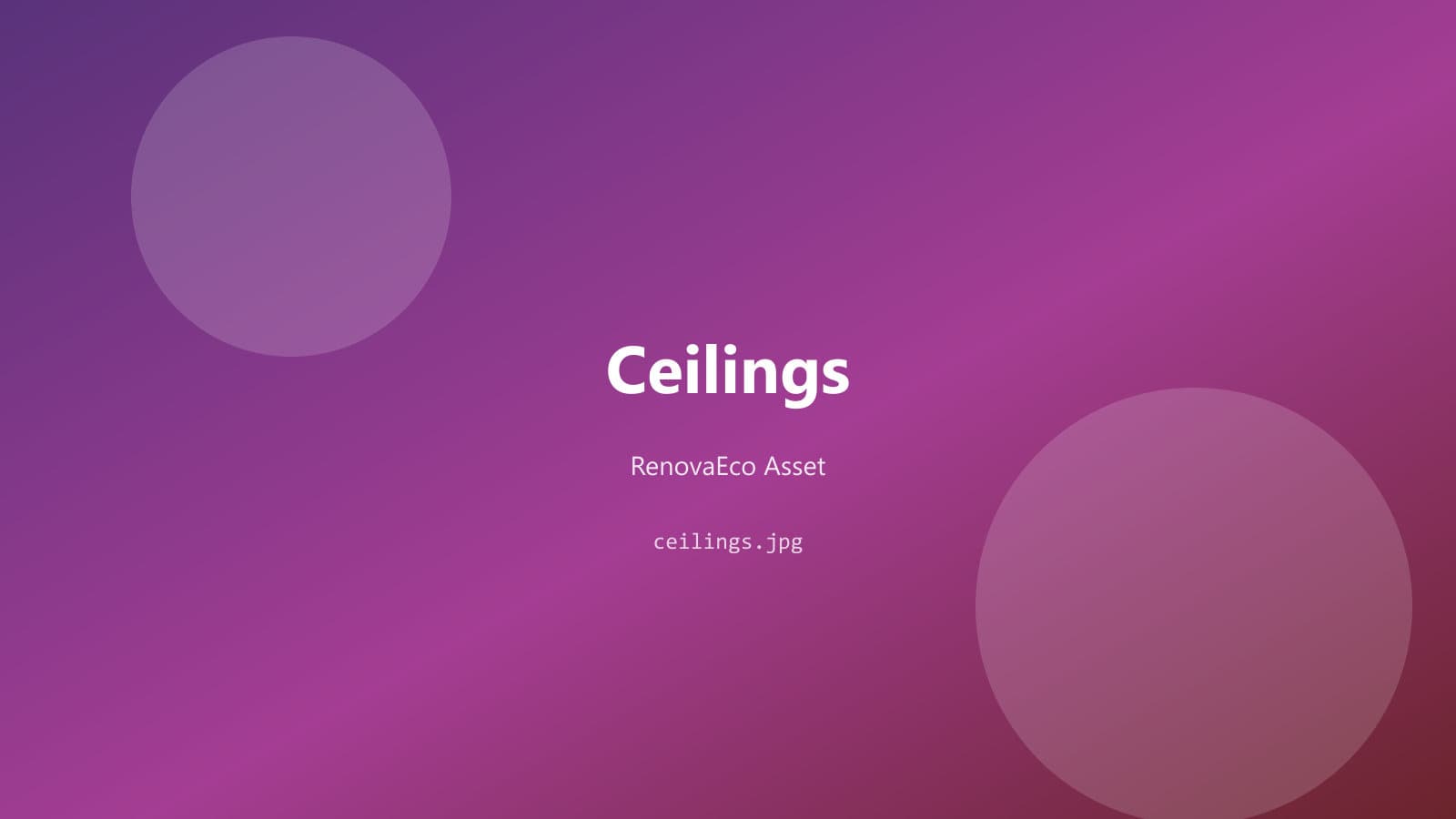 Plafond isoleren